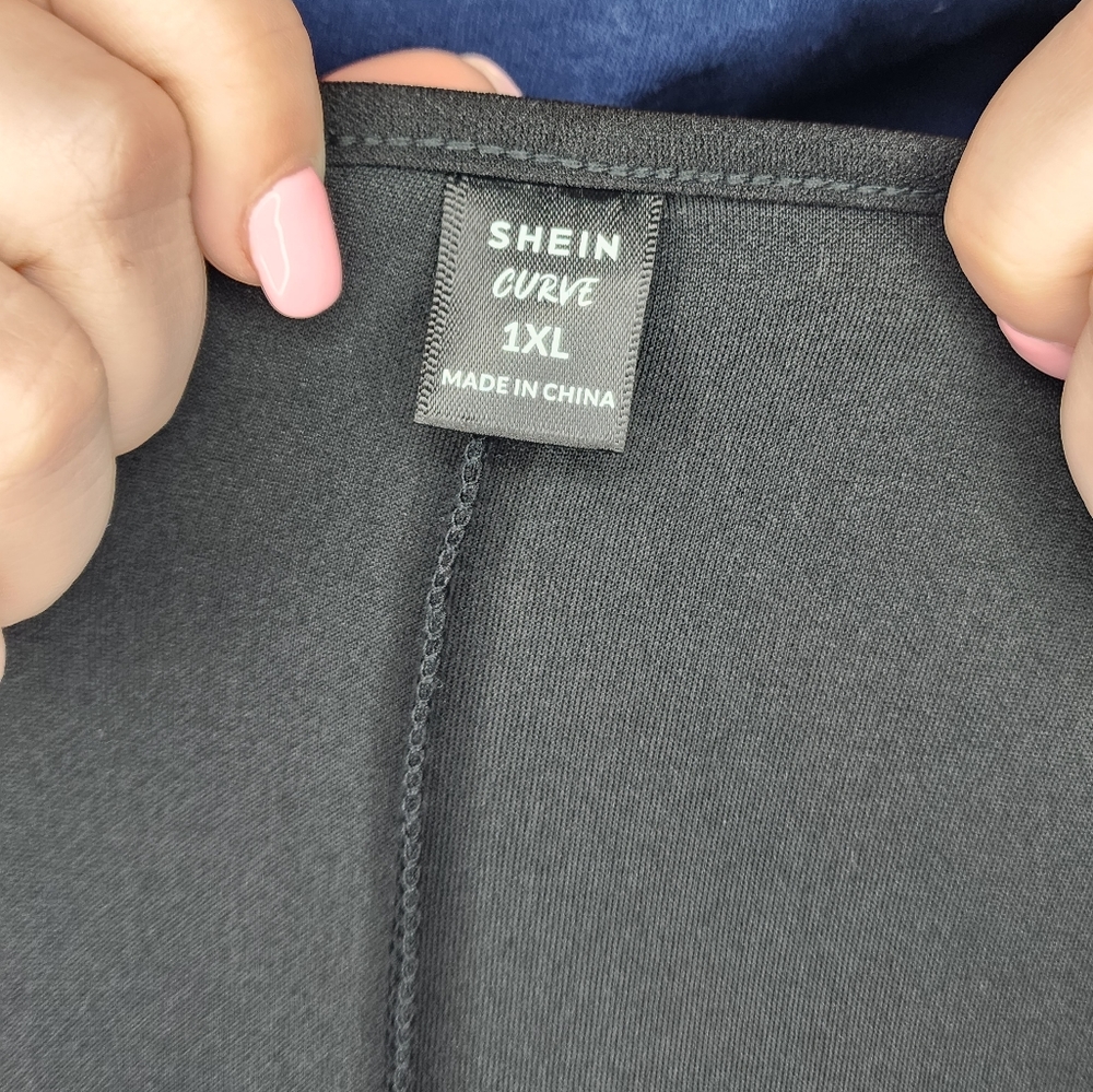 SHEIN Women's V-neck Two-Layer Hem Mini Dress NWT - Picture 11 of 12